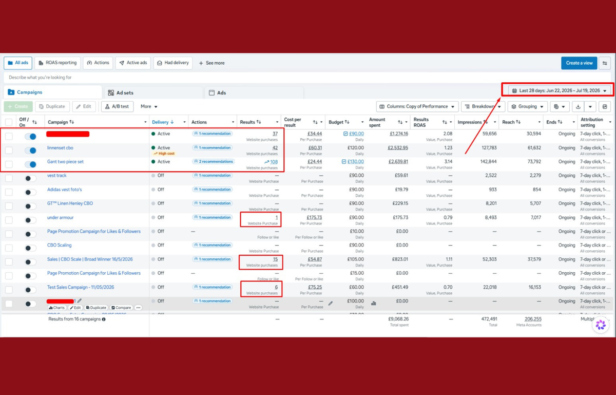 Meta advertising case study