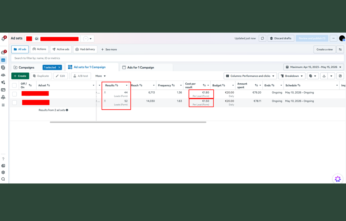 Meta advertising case study